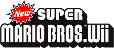 New Super Mario Bros. Wii logo for Wii